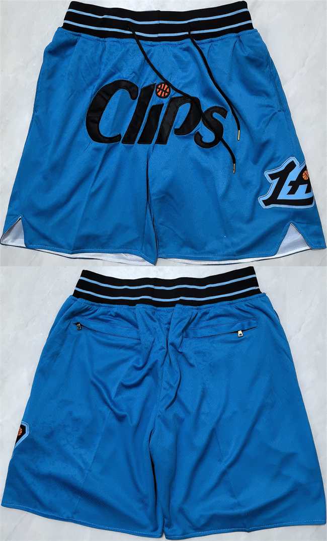 Men%27s Los Angeles Clippers Blue Shorts